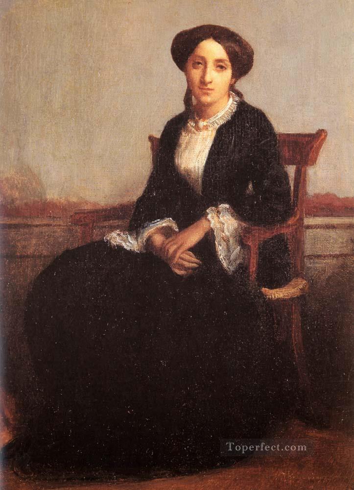 Portrait Of Genevieve Celine Eldest Dau Realism William Adolphe Bouguereau Oil Paintings
